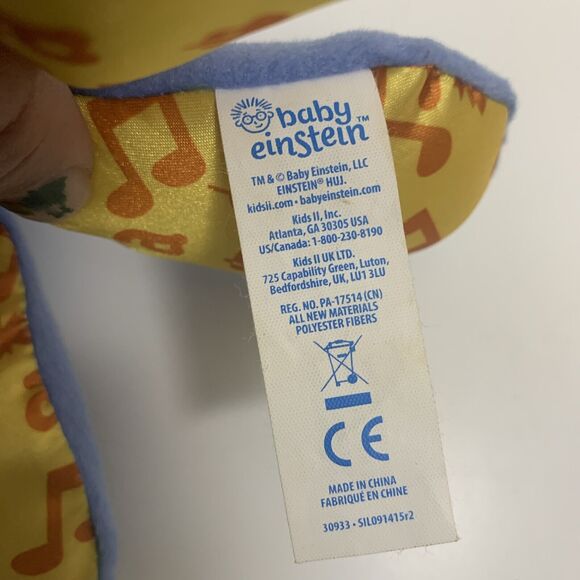 Baby Einstein Plush Octopus Musical Talking Toy Stuffed Animal - WORKS - Picture 10 of 10